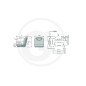 Asiento para tractor de césped cortacésped compatible CASTELGARDEN 25270093