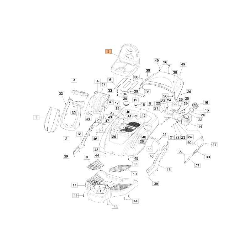 ORIGINAL OLEOMAC Rasenmähersitz 68130017R