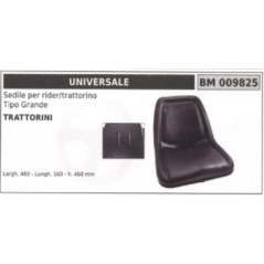 UNIVERSAL Rider lawn tractor seat width 460 mm length 560 mm h. 460 mm | NewgardenParts.com