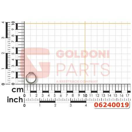 Seeger 30X1,5 mm E 74 ORIGINALE GOLDONI 06240019 | NewgardenParts.com