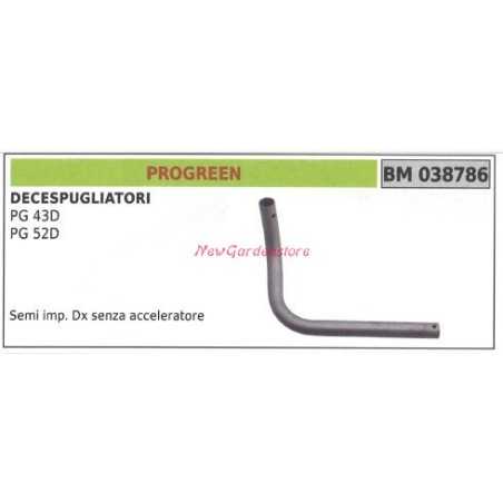 Halbgriff rechts PROGREEN PG 43D 52D Freischneider 038786 | NewgardenParts.com