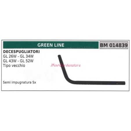 Poignée gauche demi-débroussailleuse GREENLINE GL 26W 34W ancien type 014839 | NewgardenParts.com