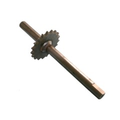 Shaft and sprocket for 40" twin blade counter-rotating lawn tractor MTD 6130007