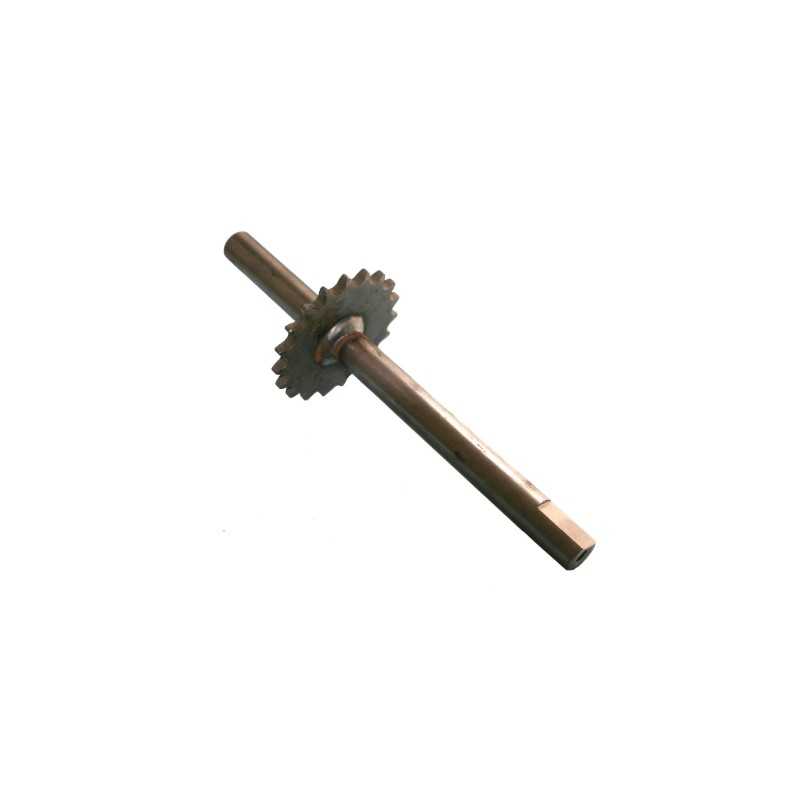 Arbre et pignon pour tracteur de pelouse 40" à deux lames contrarotatives MTD 6130007
