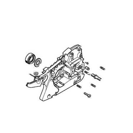 Crankshaft semi-carter ORIGINAL STIHL chainsaw models MS241 11430202936 | NewgardenParts.com