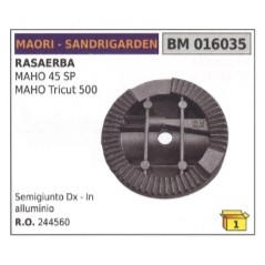 Semigiunto destro alluminio MAORI compatibile SANDRIGARDEN rasaerba MAHO45SP