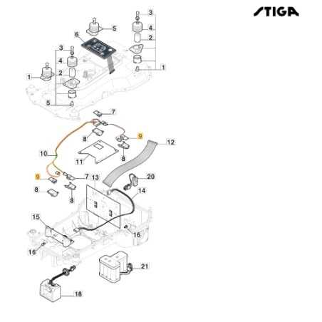Sensor robot lawn mower models G1200 ORIGINAL STIGA 122720215/1 | NewgardenParts.com