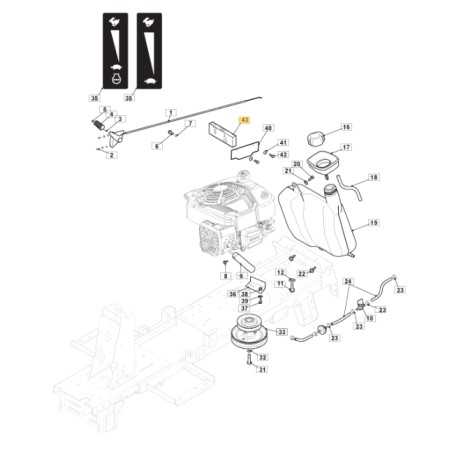 ORIGINAL STIGA lawn tractor suction sponge separator 127730000/0 | NewgardenParts.com