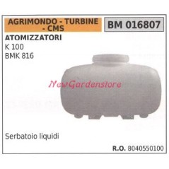 Fuel tank AGRIMONDO mistblower engine K 100 BMK 816 016807 | NewgardenParts.com