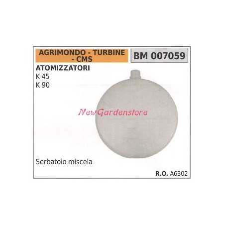 Fuel tank AGRIMONDO K 45 90 atomiser engine 007059 | NewgardenParts.com