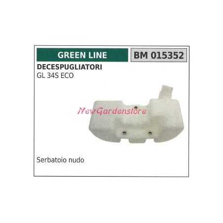 Fuel tank GREEN LINE brushcutter GL 34S ECO engine 015352 | NewgardenParts.com