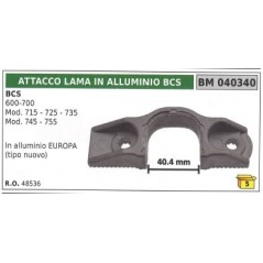 BCS aluminium blade attachment for bcs motor mower 600 700 715 725 735 745