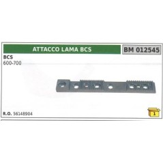 Adaptador de cuchilla para motosegadora bcs 600 700