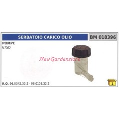 Réservoir d'huile UNIVERSEL pour pompe Bertolini 67SD 018396 | NewgardenParts.com