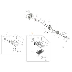 Réservoir complet ORIGINAL OLEOMAC débroussailleuse BCH 250 potateur 61460081R | NewgardenParts.com