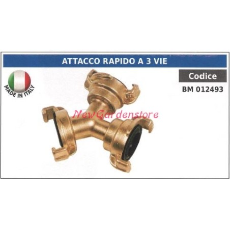 Attacco rapido a tre vie UNIVERSALE irrorazione 012493 | NewgardenParts.com