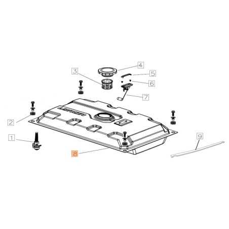 Generator Tank Models PGE80E-3DCS ORIGINAL EMAK L66152361 | NewgardenParts.com