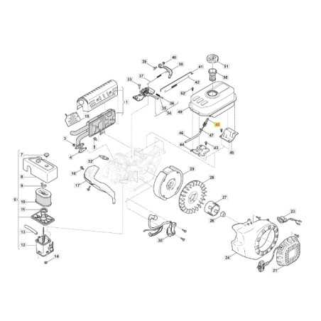 Connection tank engine models LC170F ORIGINAL STIGA 118552380/0 | NewgardenParts.com