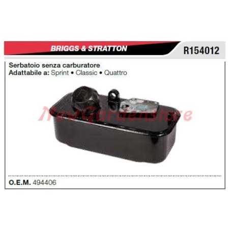 Depósito sin carburador B&S cortacésped sprint R154012 | NewgardenParts.com
