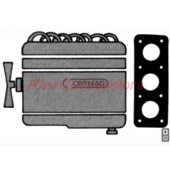 Gasket set for ACME rotary tiller VT88 11177 | NewgardenParts.com