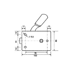 Serratura universale lato destro per porta trattore agricolo | NewgardenParts.com