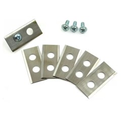 Jeu de 3 lames avec vis pour tondeuse robot WORX
