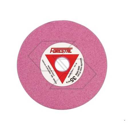 Set of 5 pink-coloured, medium-grit discs for chainsaw chain sharpeners | NewgardenParts.com