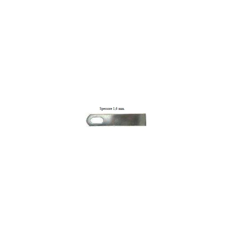 PERUZZO Vertikutiermesser, Dicke 1,6 mm, Länge 135 mm, Satz mit 50 Stück