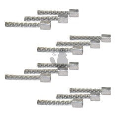 SET SPAZZOLE DI RICAMBIO / 12 SET DA 12 PZ RIF 1510300/12EG COMPATIBILE | NewgardenParts.com