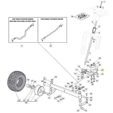 Lenkungssektor ORIGINAL STIGA Rasentraktor 1330m - 1538h 325735519/0 | NewgardenParts.com