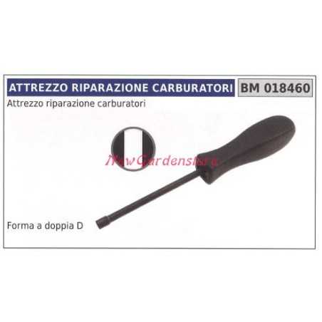 NEW GARDEN STORE carburettor repair tool double-D shape 018460 | NewgardenParts.com
