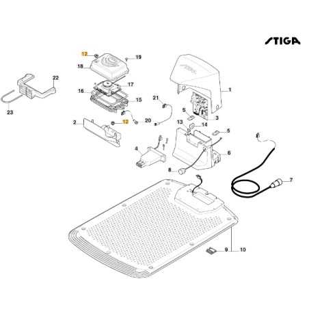 Snap-in vent robot mower models A1000 ORIGINAL STIGA 118564534/0 | NewgardenParts.com