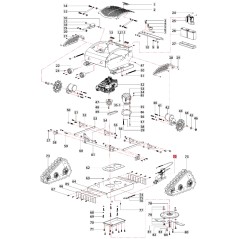 Attuatore acceleratore ORIGINALE BLUEBIRD trinciaerba FM 23-53 9A01000603000 | NewgardenParts.com