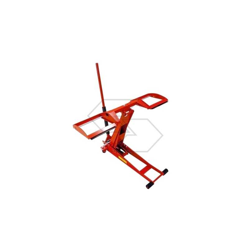 Sollevatore idraulico cliplift pro per alzare trattorini rasaerba portata 800 Kg Sollevatore idraulico cliplift pro per alzare trattorini rasaerba portata 800 Kg
