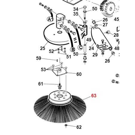 ORIGINAL GIANNI FERRARI tractor GTR - GTS front brush | NewgardenParts.com