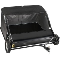 Balayeuse tractée avec ramassage pour tracteur de pelouse de 97 cm Capacité 340 litres | NewgardenParts.com