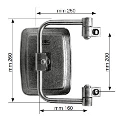 Rechter und linker Rückspiegel für Ackerschlepper | NewgardenParts.com