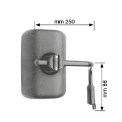 Left-side rearview mirror for MERLO farm machine and various tractors | NewgardenParts.com