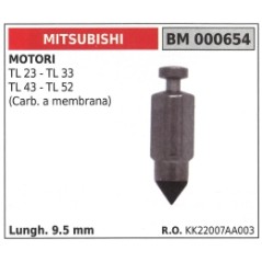 Diaphragm carburettor needle MITSUBISHI TL23 TL33 brushcutter KK22007AA003 | NewgardenParts.com