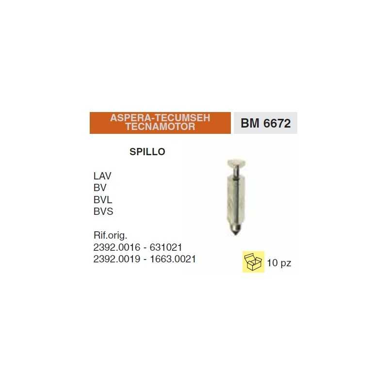 Kit goupille carburateur pour moteur de tracteur de pelouse TECUMSEH LAV BVL 2392.0016