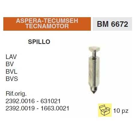 Carburettor pin kit for lawn tractor engine TECUMSEH LAV BVL 2392.0016 | NewgardenParts.com