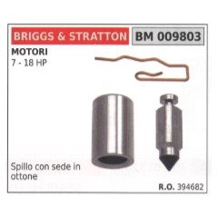 Spillo carburatore sede in ottone BRIGGS 7 18HP trattorino Tagliaerba 394682 | NewgardenParts.com