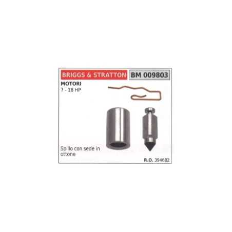 BRIGGS&STRATTON Vergasernadel für Rasentraktor 7-18HP mit Messingsitz | NewgardenParts.com