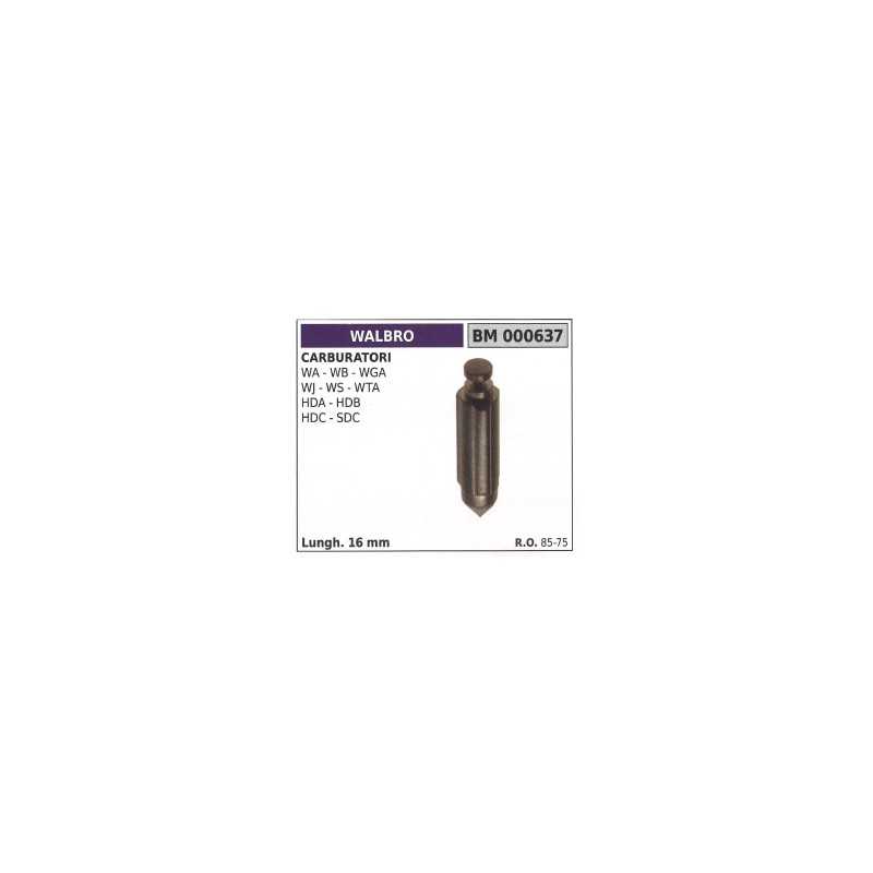 Spillo carburatore WALBRO motosega WA - WB - WGA - WJ lunghezza 16mm 85-75