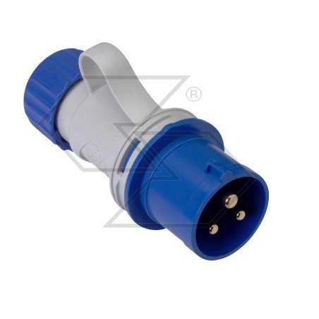 Plug 2 poles + earth 16A 220V CEE IP44 IMQ approved | NewgardenParts.com