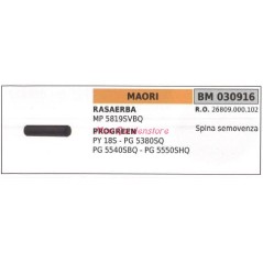 Selbstfahrendes Getriebe RECHTS MAORI Rasenmäher MP 5819SVBQ 030916 | NewgardenParts.com