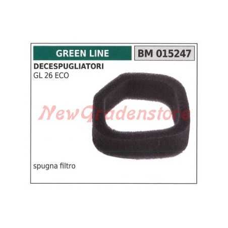 Filtro de aire de esponja GREEN LINE desbrozadora GL 26 ECO 015247 | NewgardenParts.com