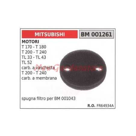 Air filter sponge MITSUBISHI 2-stroke engine brush cutter 001261 | NewgardenParts.com
