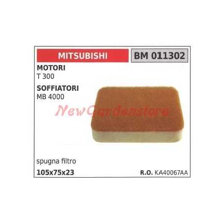 Air filter sponge MITSUBISHI 2-stroke engine brushcutter 011302 | NewgardenParts.com