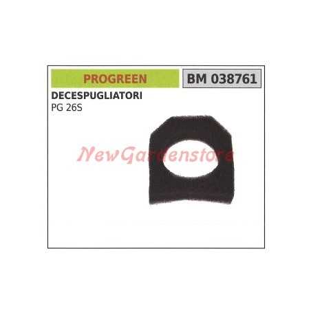 Spugna filtro aria PROGREEN per decespugliatore PG 26S 038761 | NewgardenParts.com